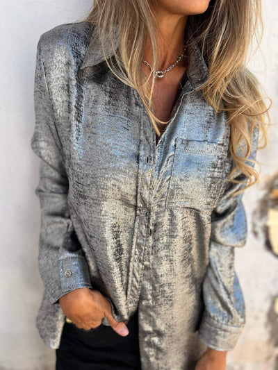 Louella | Chic Shimmer Shirt
