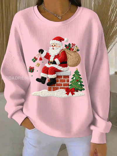 Women's Christmas Print Casual Sweatshirt