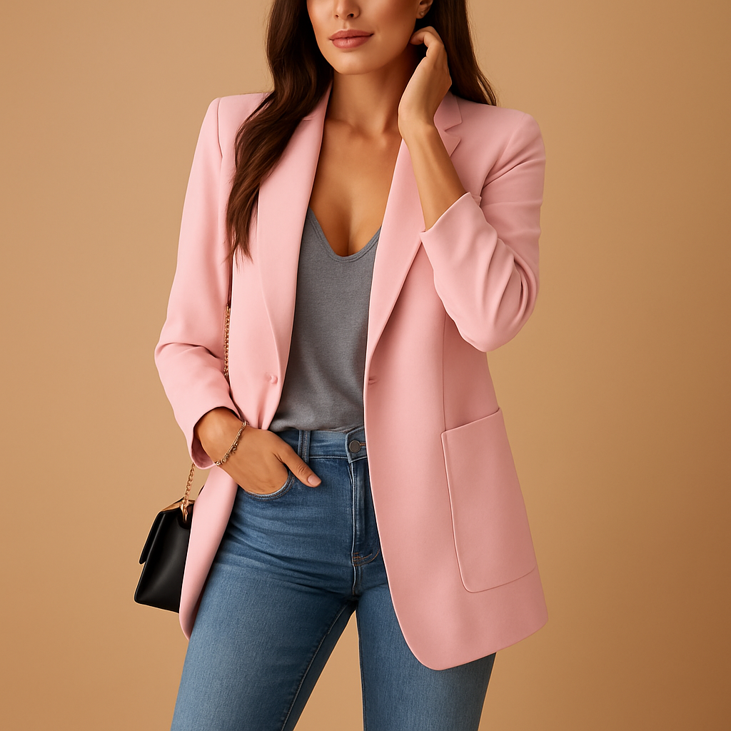Slim Fit Long Blazer for Women | Elise