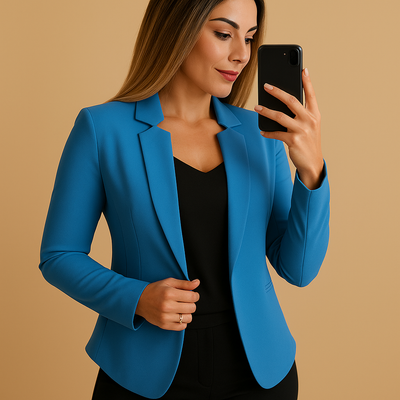 Women's Lightweight Lapel Collar Blazer | Karlijn