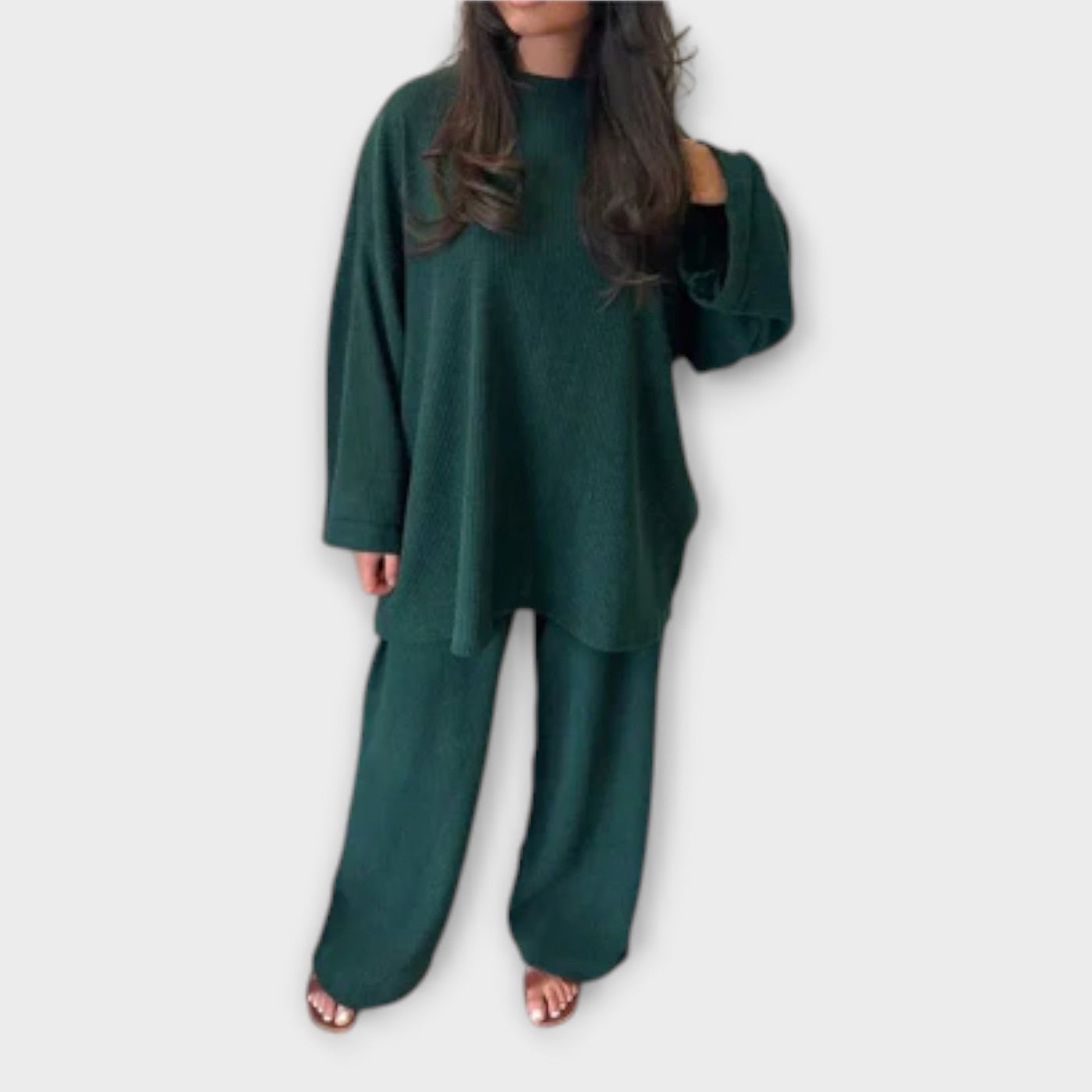 Amara | Ribbed Oversized Set