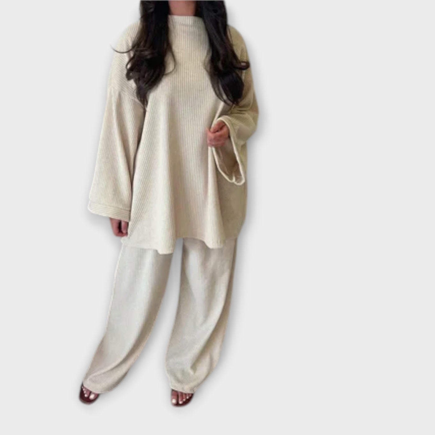 Amara | Ribbed Oversized Set