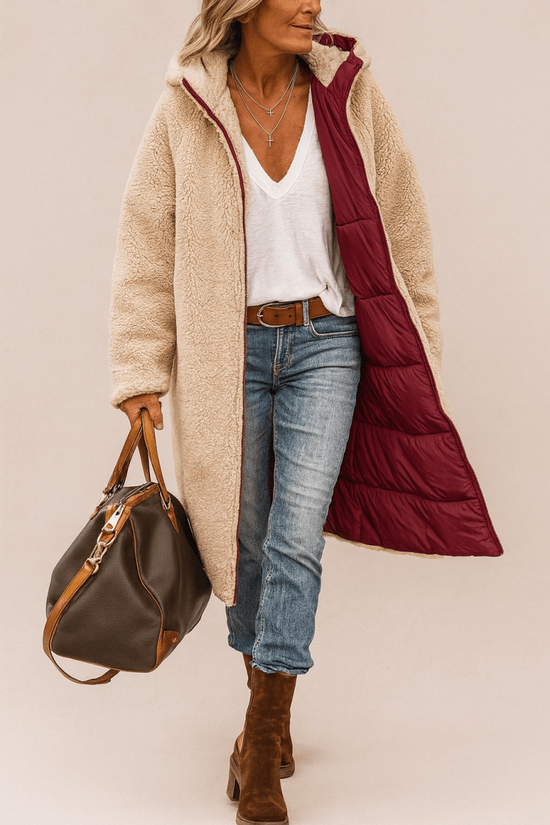 SASHA | ELEGANT REVERSIBLE COAT