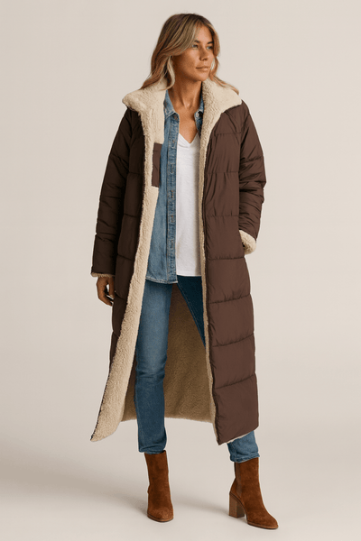 SASHA | ELEGANT REVERSIBLE COAT