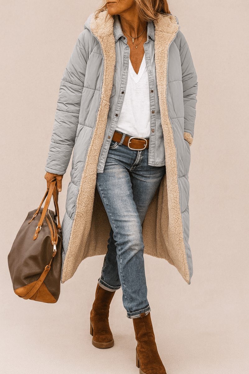 SASHA | ELEGANT REVERSIBLE COAT