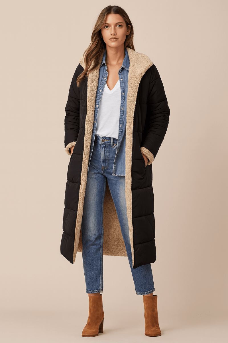 SASHA | ELEGANT REVERSIBLE COAT