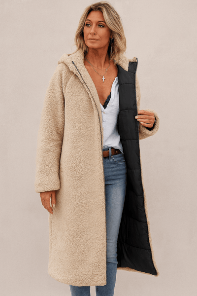 SASHA | ELEGANT REVERSIBLE COAT