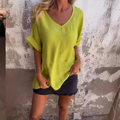 Daniela | Comfy Casual V-Neck Top