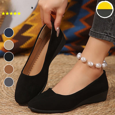 Elegant and Lightweight Wedge Heel Shoes with Non-Slip Sole