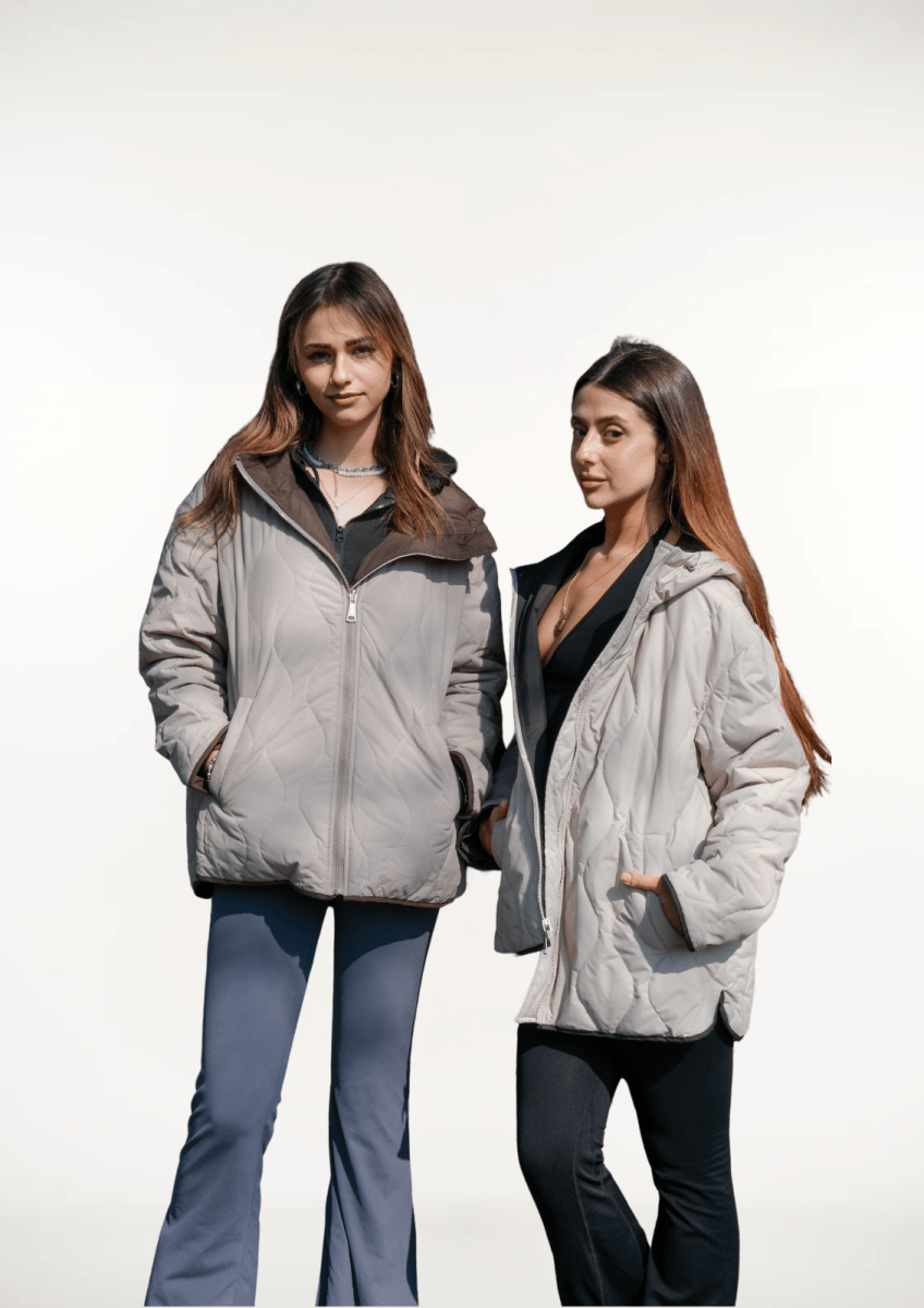 WILLOW | QUILTED WATER REPELLENT HOODED JACKET